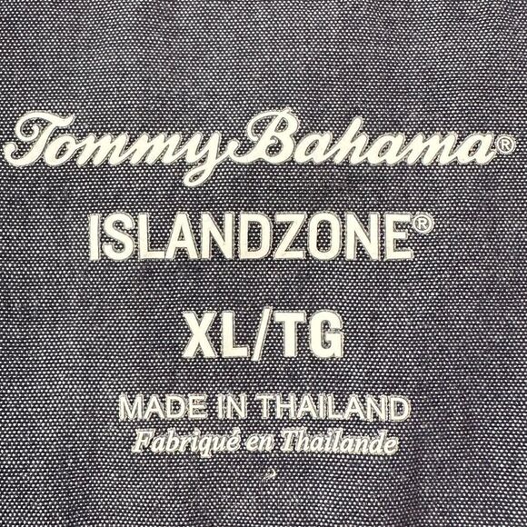 Tommy Bahama Island Zone Heather Gunmetal Gray LS Shirt‎ in Size XL - Picture 2 of 6